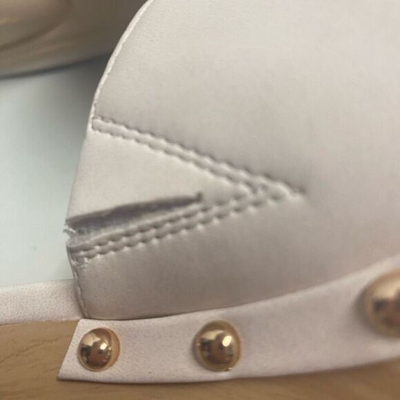 JESSICA SIMPSON JS-Charlete Platform Sandals 9M Cream No Box New With Defect - Picture 3 of 14